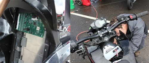 电动摩托车赛水修复